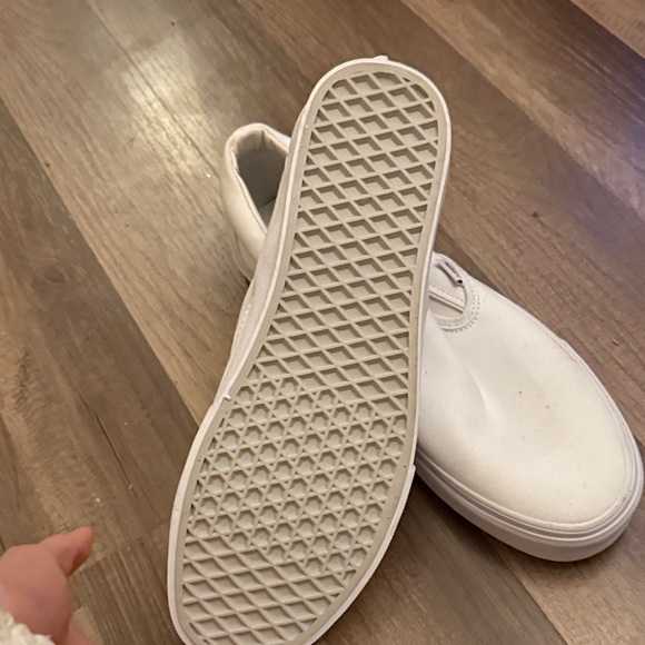 Vans Classic White Slip-On Sneakers - Picture 5 of 5